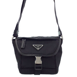 PRADA Re Saffiano Leather Shoulder Bag Body